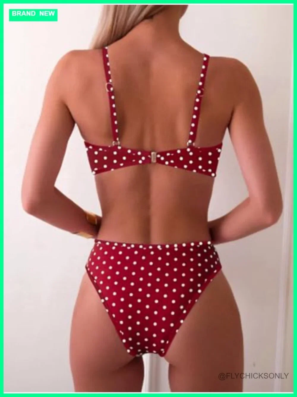 Women's O-Ring Triangle Bikini Set Floral Cheeky Two Piece Bathing Suit 82%